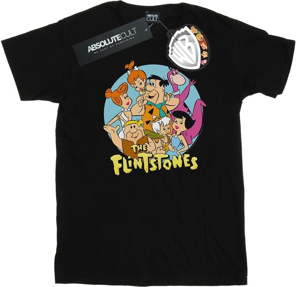 The Flintstones - T-Shirt für Herren BI25220 (4XL) (Schwarz)