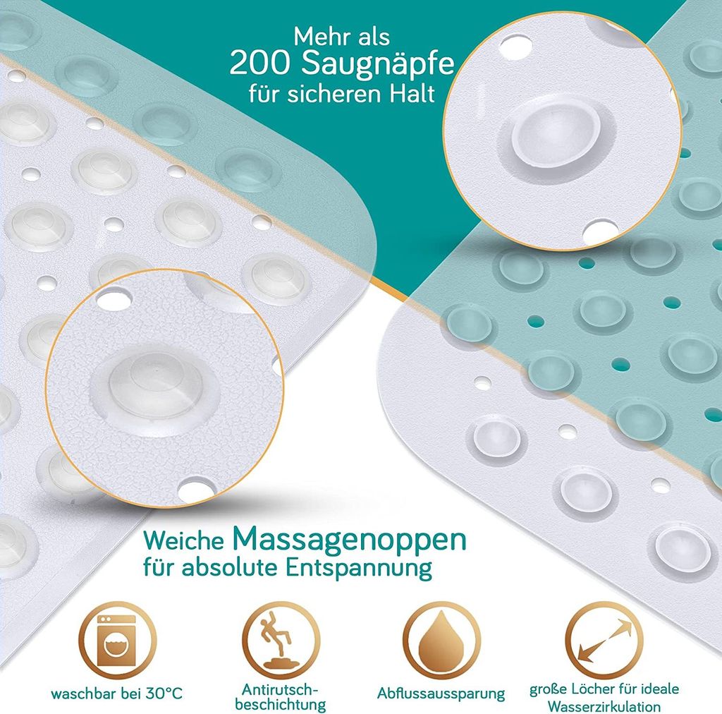 Delluxia Badewannenmatten rutschfest für Kinder & Produktbild 3