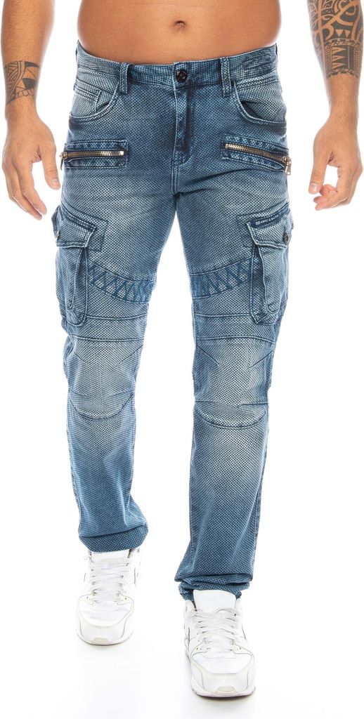 Cipo & Baxx Herren Jeans BJ3690 Blau, W29/L32
