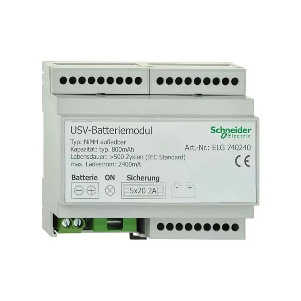 Elso Batteriemodul (ohne Netzteil) für USV Netzteil für DIN-Schiene 6 PLE SIGMA. ELG740240