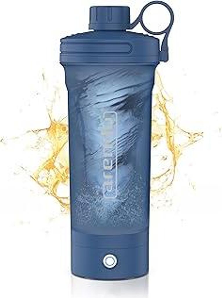 Arendo - Eiweiß Shaker elektrisch 700ml – Protein Shaker mit Akku - BPA frei – Drink Mixer to Go – Premium Eiweißshaker – spülmaschineng...