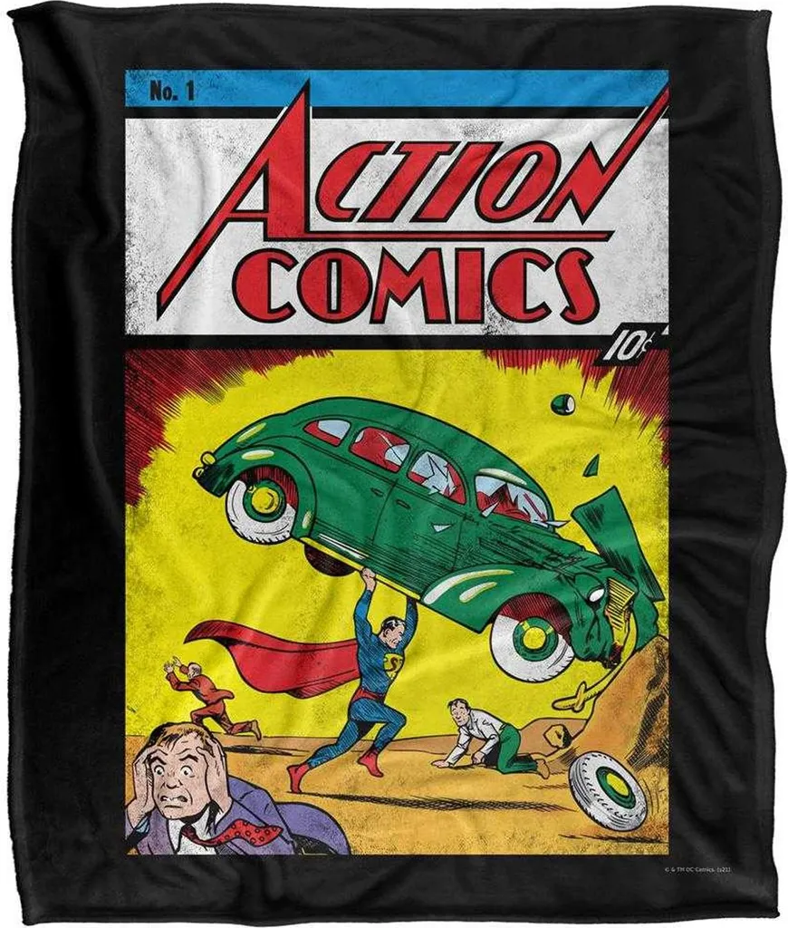 Couverture Superman TV24000 Plaid Anti-Frissons Douceur Intense