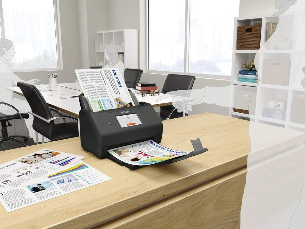 Scanner de documents Epson WorkForce ES-580W pour numérisation rapide - 5