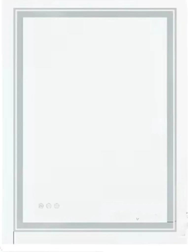 Novalio Miroir de Salle de Bain LED 70x50 cm - Chauffant et Anti-buée