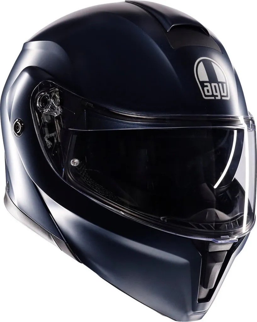 Casque AGV Streetmodular Mono Bleu XL pour Route et Ville - Modulable