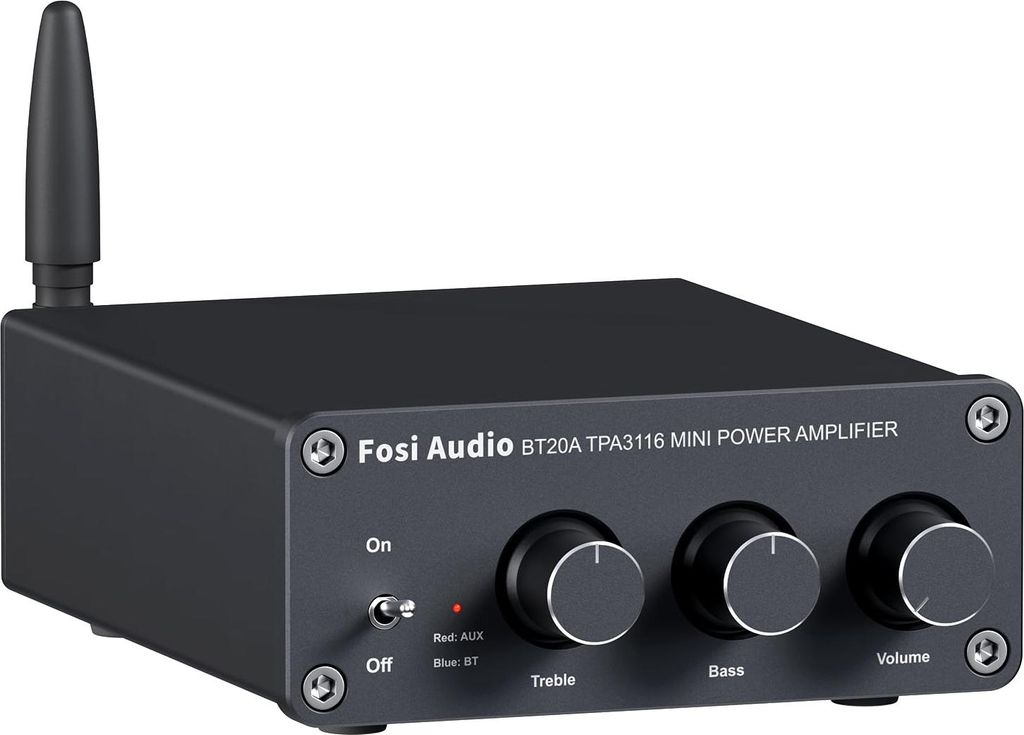 Fosi Audio BT20A Stereo HiFi-Verstärker – Bluetooth 5.0 – 2 × 100 W