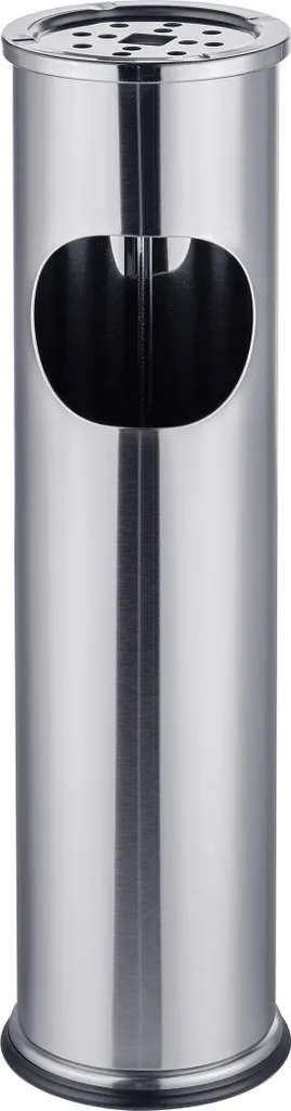 Cendrier sur pied Relaxdays avec poubelle 8L intégrée pour extérieur