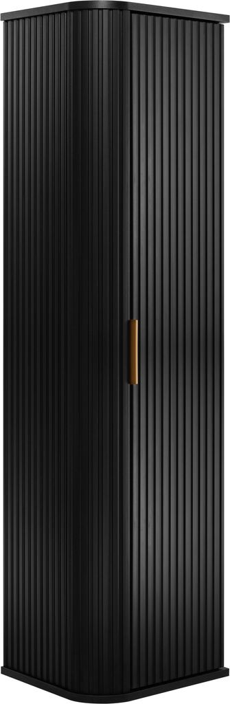 RODAN | Hochschrank 139 cm - Schwarz - Badmöbel, Produktbild 1