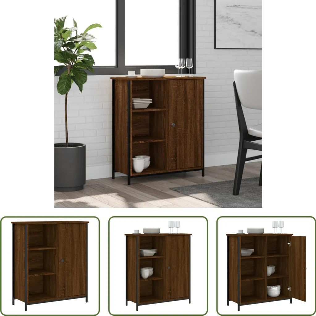 Mobile Buffet Rovere Marrone 70x30x80 cm | The Living Store Online