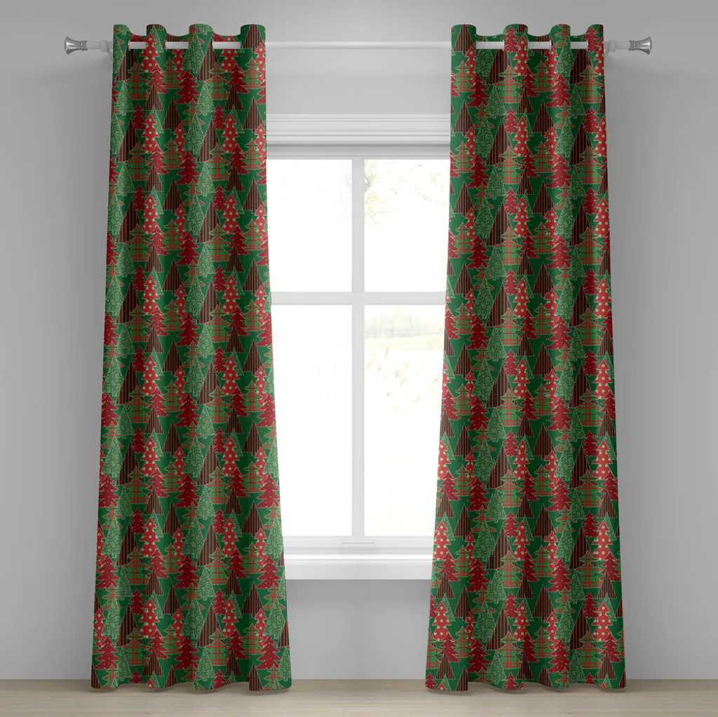 Rideau décoratif pour ambiance de Noël salon et chambre 280 x 245 cm