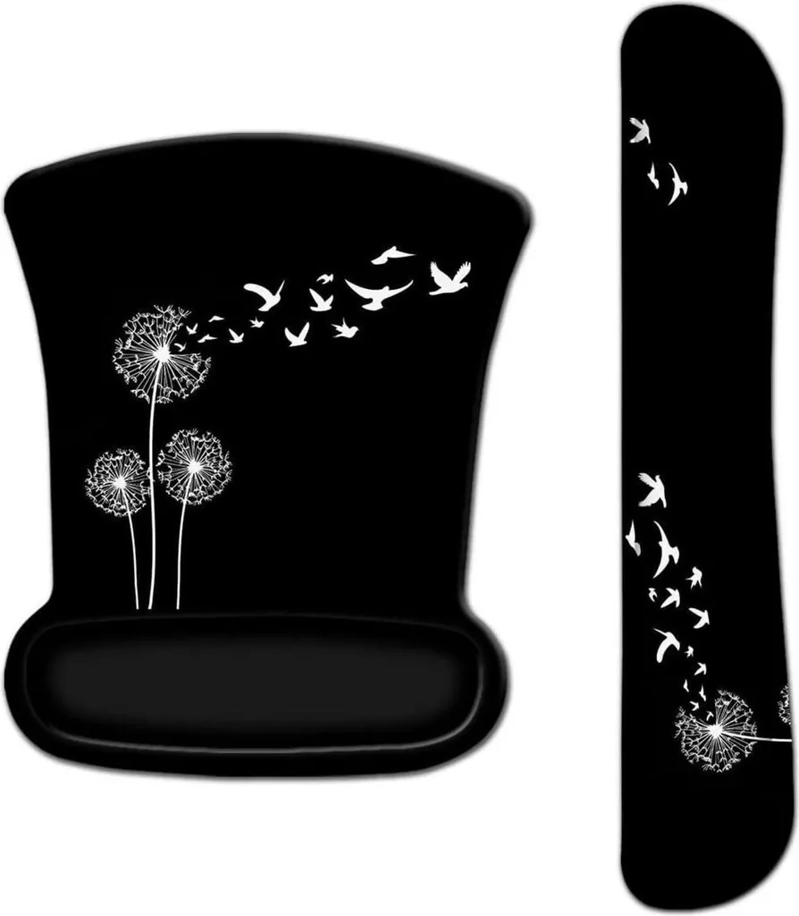 Repose-poignets de bureau ergonomiques pour le télétravail - Pack 2 en 1