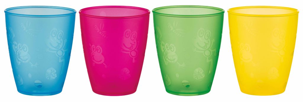 Trinkbecher-Set - 4er pack - 300ml - 9M+ Produktbild 