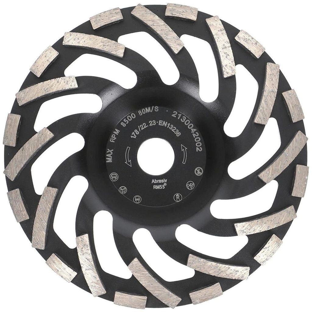 Meule diamantée PRODIAMANT 180 mm pour chapes, matériaux Image du produit 
