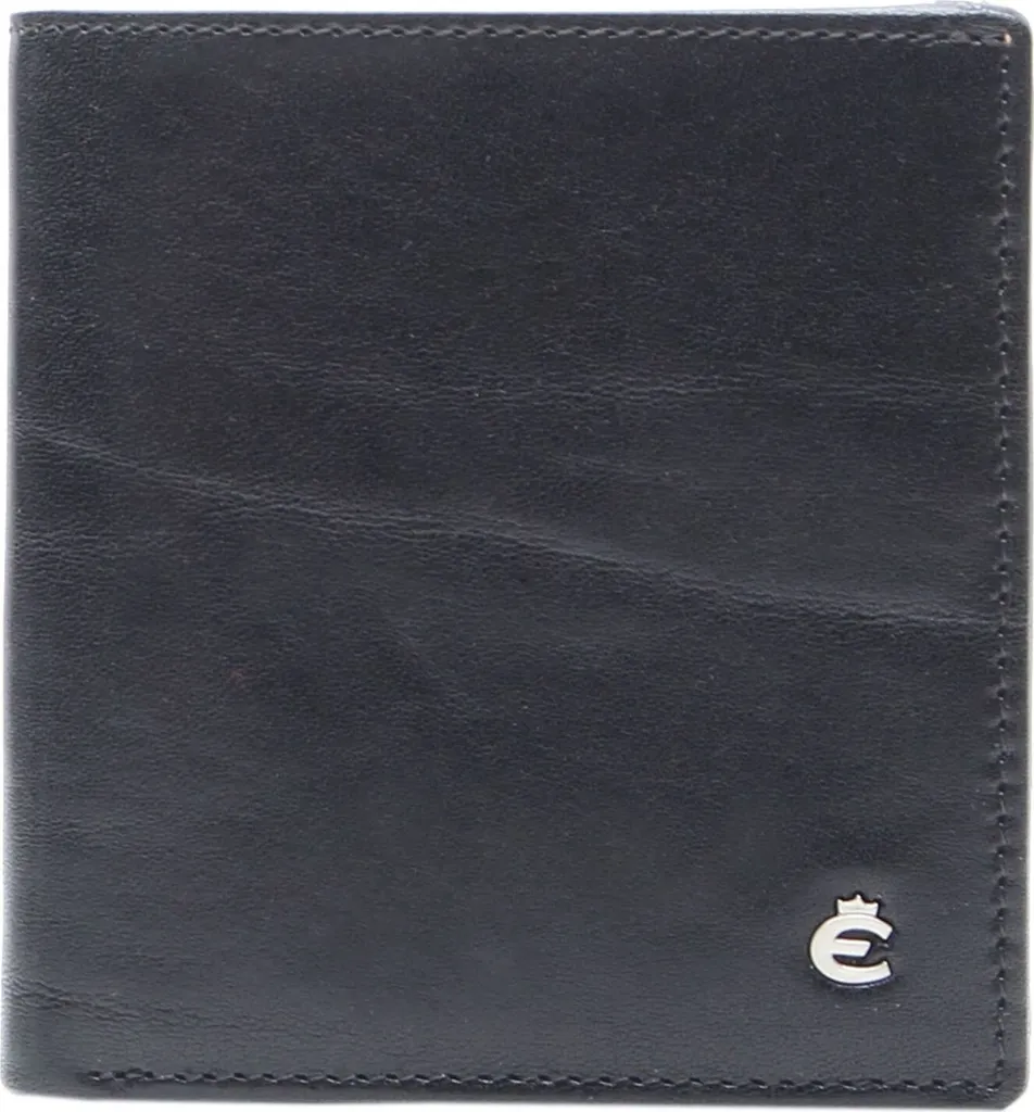 Esquire Pelle portafoglio Toscana Wallet Black nero
