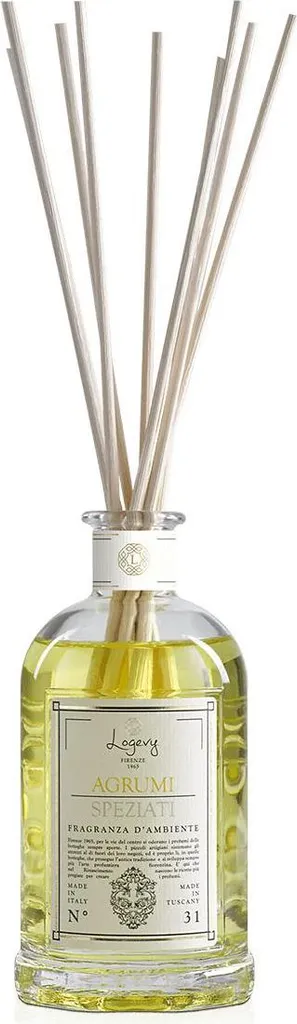 Diffuseur de Parfum d'Ambiance Logevy Agrumes Épicés Pot de Senteur 1L