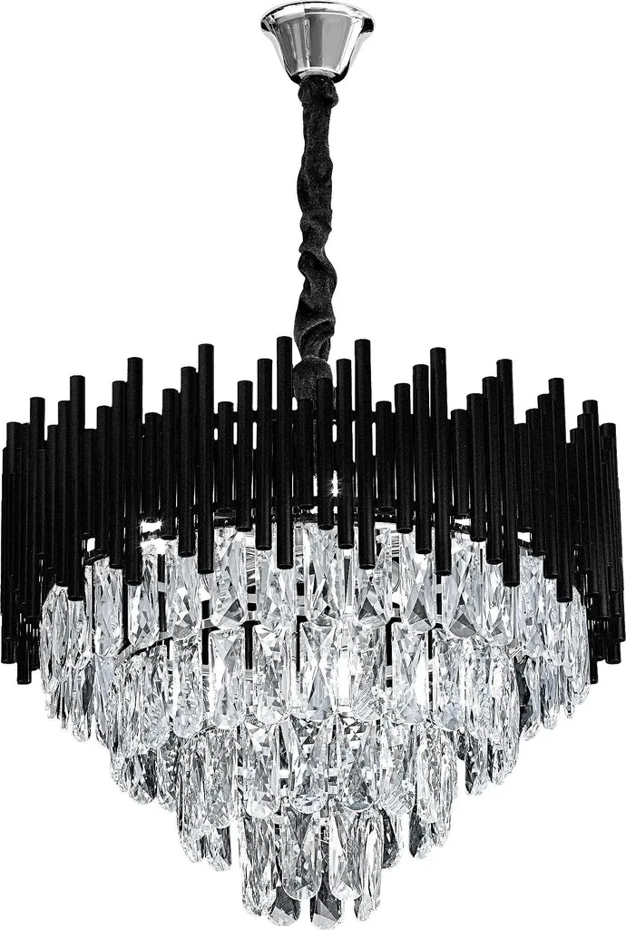 Suspension Noire Design 50cm Toolight G063-CP - Finition Mate Premium