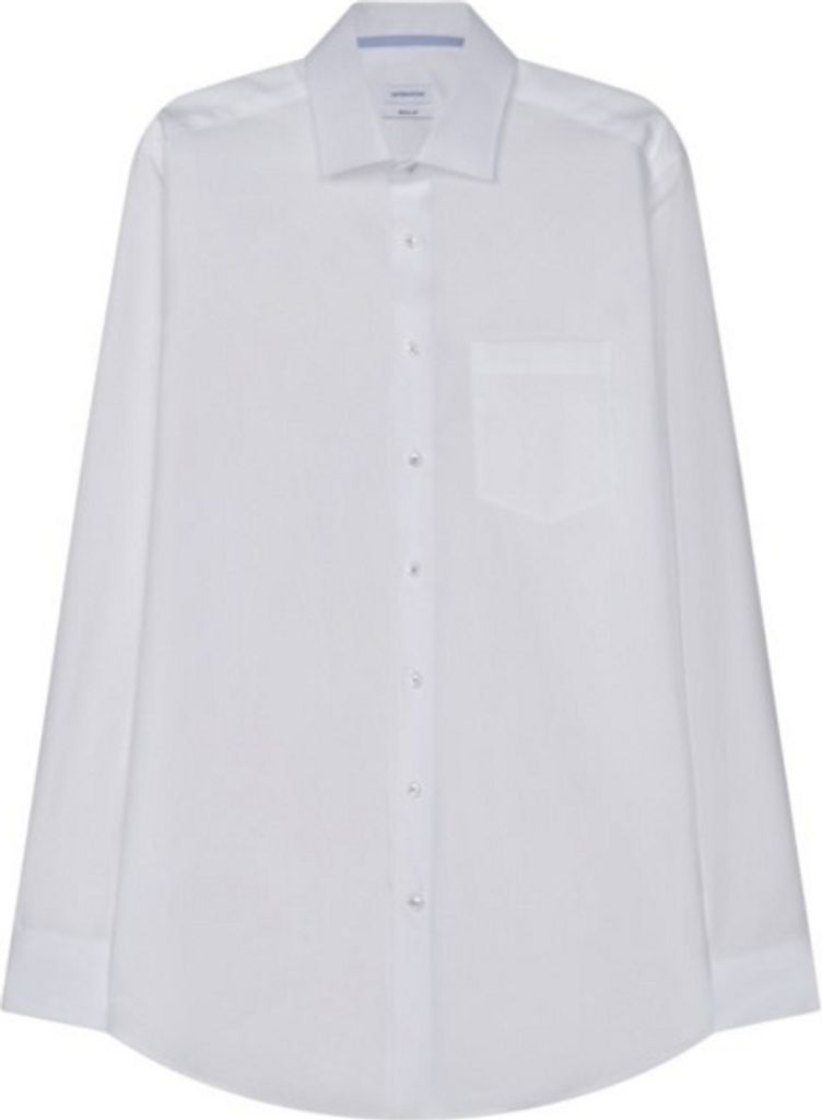 Seidensticker Business-Hemd Regular weiß einfarbig