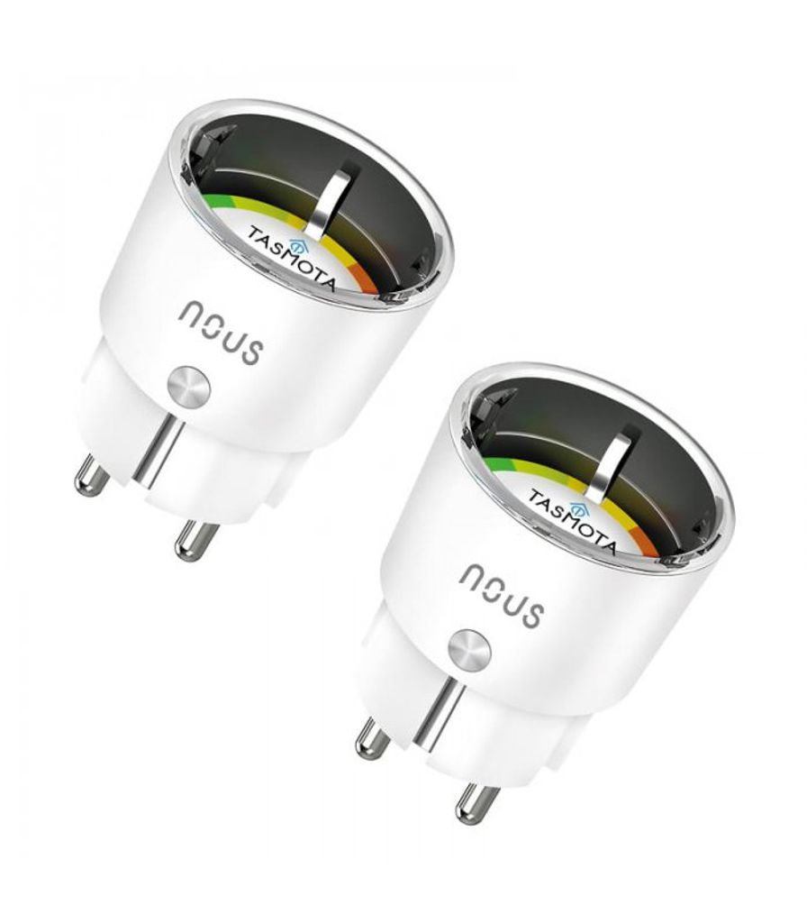 NOUS A1T smarter Stecker Tasmota 2er 16A/Messung/Tasmota 2er Pack (A1T (2PCS))