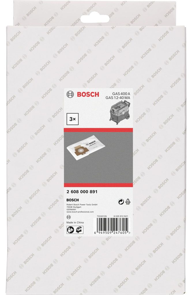 Torba Filtrująca Z Filtru Z Płytki Do Odkurzacza Bosch 3 Zdjęcie produktu 