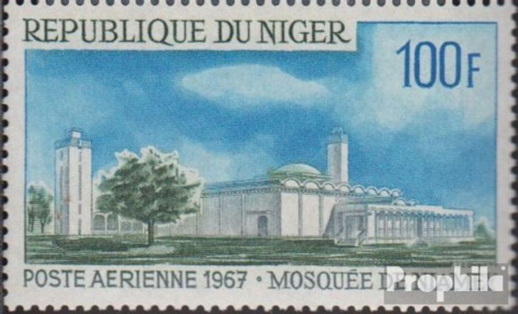 Briefmarken Niger 1967 Mi 145 (kompl.Ausg.) postfrisch Moschee von Niamey