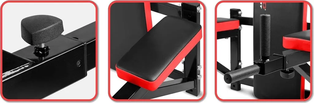Station de dips murale NS-320 : équipement de musculation fixe pro - 9