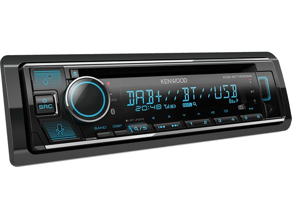 Autoradio Kenwood KDC-BT740DAB Bluetooth Alexa et Éclairage Multicolore - 4