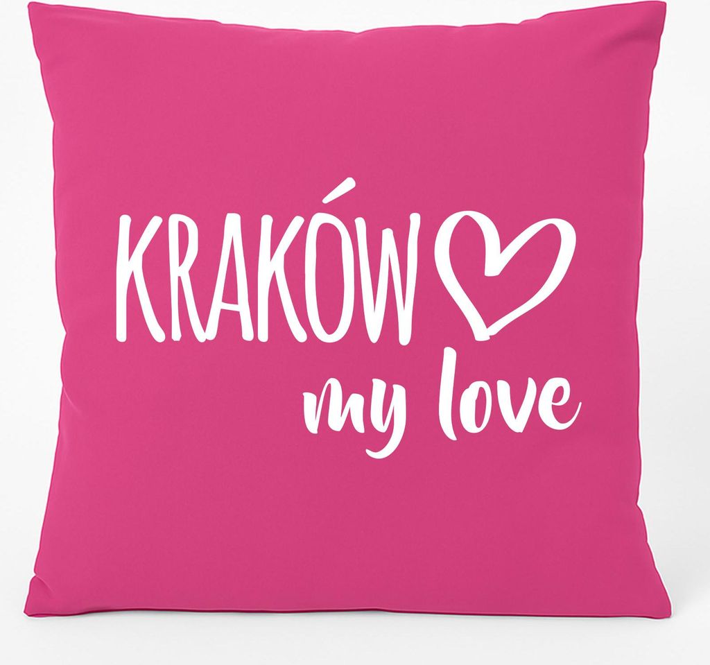 Huuraa Kissen Kraków my love 40x40cm mit Füllung Fuchsia Produktbild 