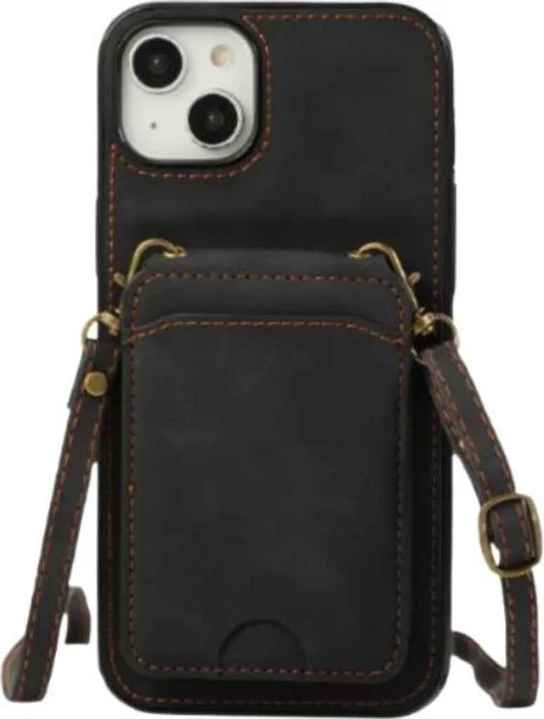 Custodia iPhone 17 Air 3-in-1: Protezione PU con Tracolla e Slot Card