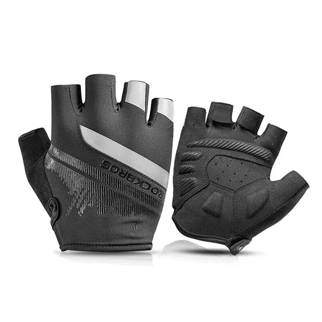 Rockbros Bicycle Gloves M Langlebig Komfortabel Fingerlos Schwarz