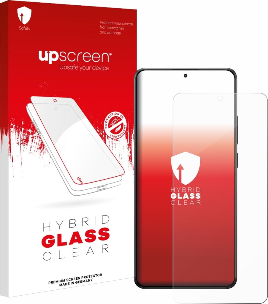 upscreen Schutzglas für Xiaomi Poco X7 Pro Schutzfolie Panzer Folie Glas Display Schutz klar