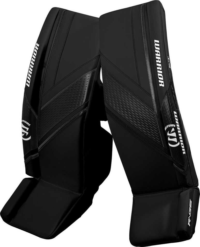 Warrior Ritual G6 Pro+ Goalie Schiene Senior, Größe:33 + 1.5 Zoll, Farbe:schwarz