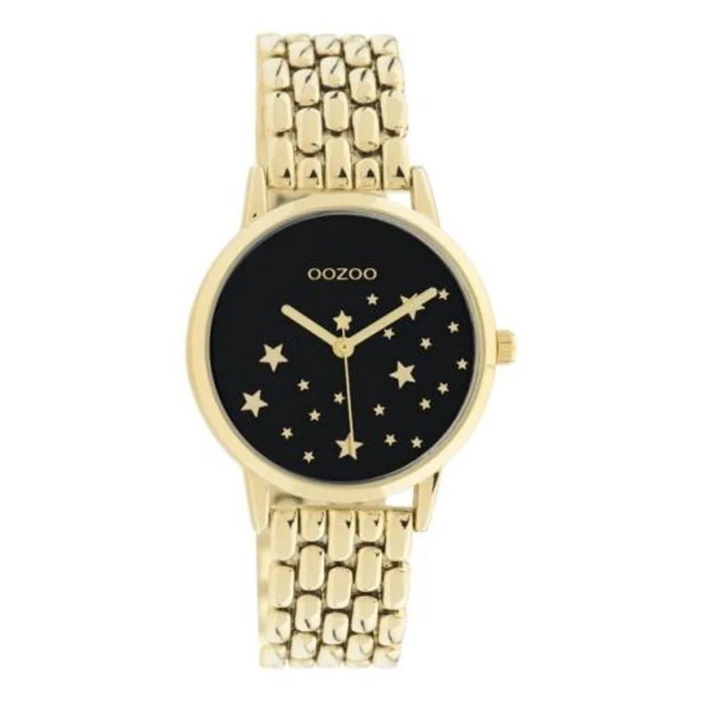 Montre à quartz analogique Oozoo Femme en acier inoxydable or chic