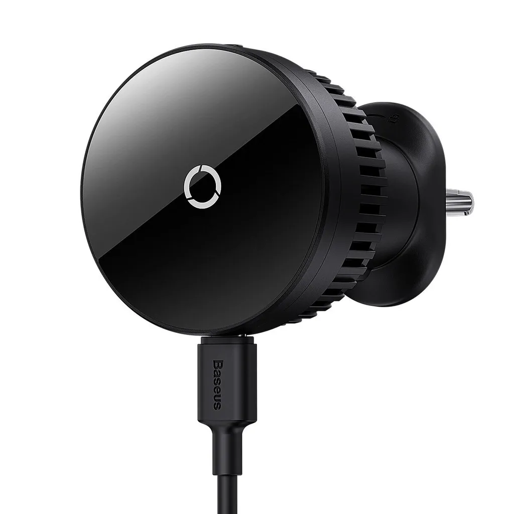 Baseus MagPro Caricatore Auto Wireless 15W - Design Magnetico Premium Nero - 6