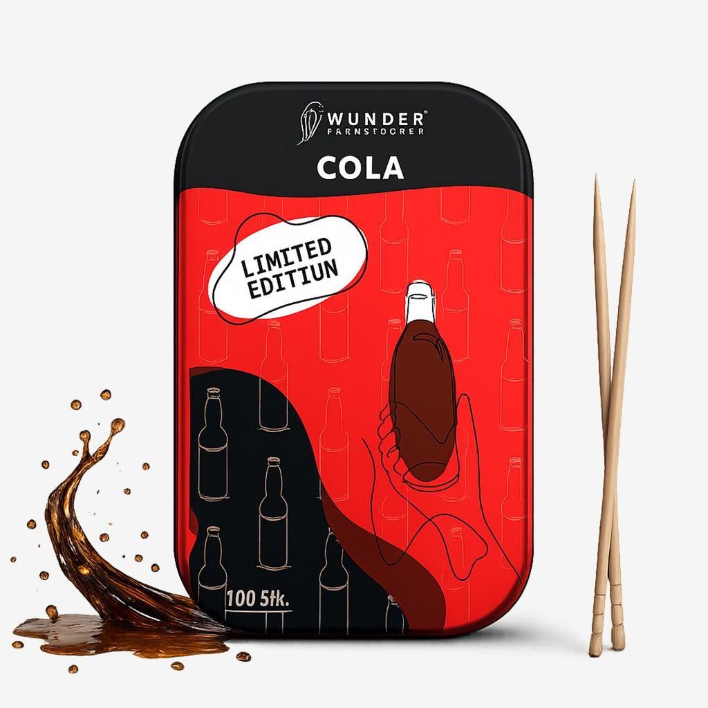 Wunder Zahnstocher mit Geschmack - Cola - 100 Stück - Produktbild 