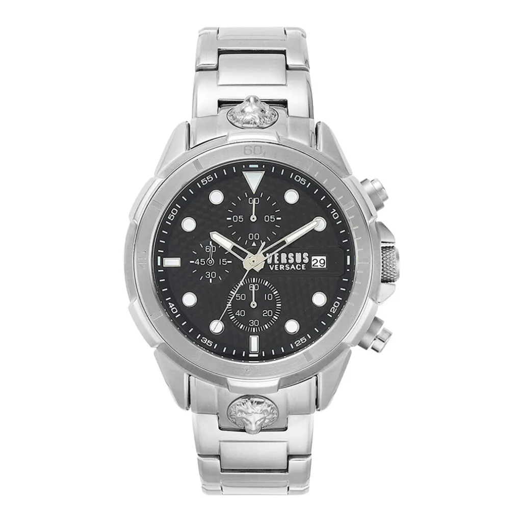 Montre Versus VSPLP0419 6E Arrondissement avec Cadran Bleu et Acier