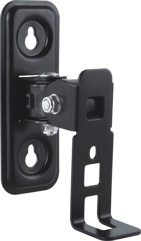 PureMounts PM-SOM-01 - Neigbare und schwenkbare Lautsprecher Wandhalterung, kompatibel mit Sonos Play1, Wandabstand 86,5mm, Tragkraft 2kg, Farbe: s...