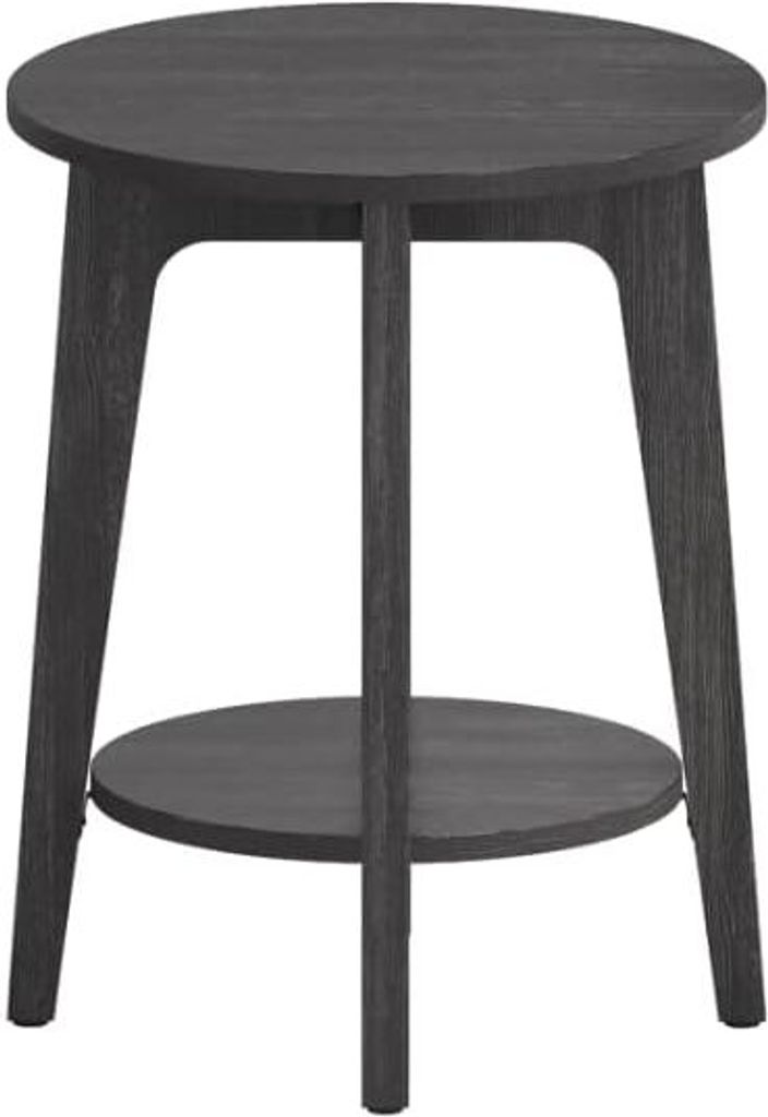 ACAZA Beistelltisch - Nachttisch - Kleiner Couchtisch - Schwarz - 50x40x40 cm - Bank-Tisch