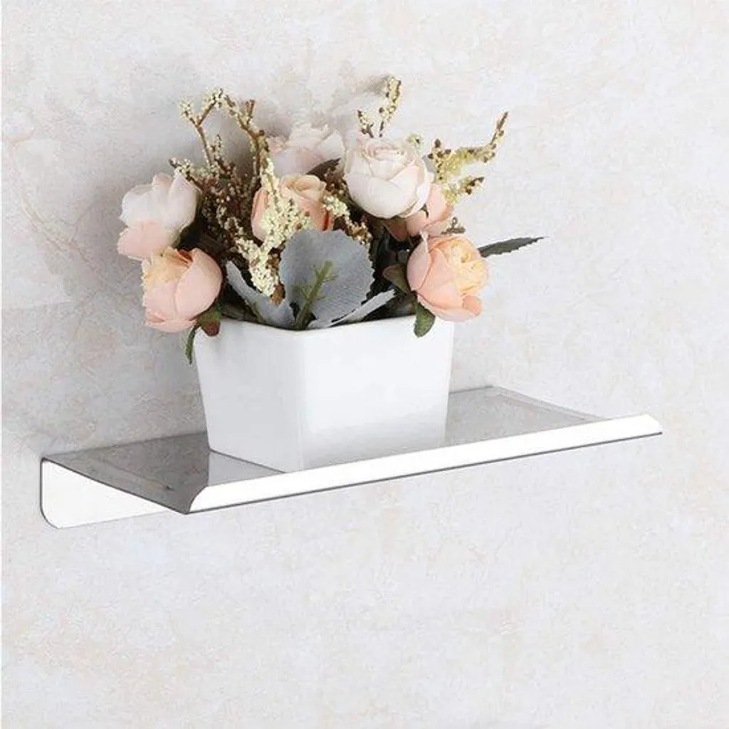 Porte-Papier Toilette Mural en Acier Inox avec Tablette Support Smartphone