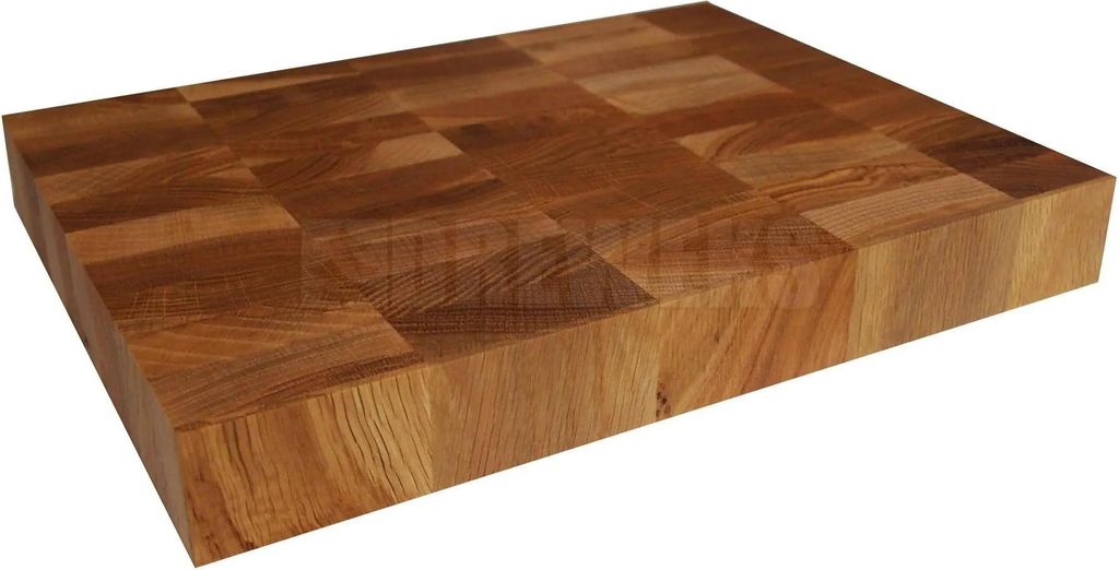 Schneidebrett mit Eichenkante - Block
