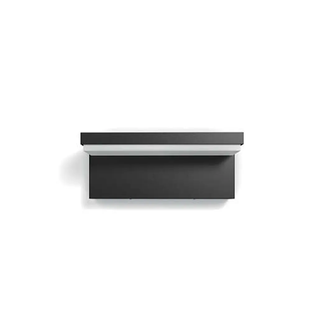Applique Murale LED Extérieure Philips Bustan IP44 Gris Anthracite