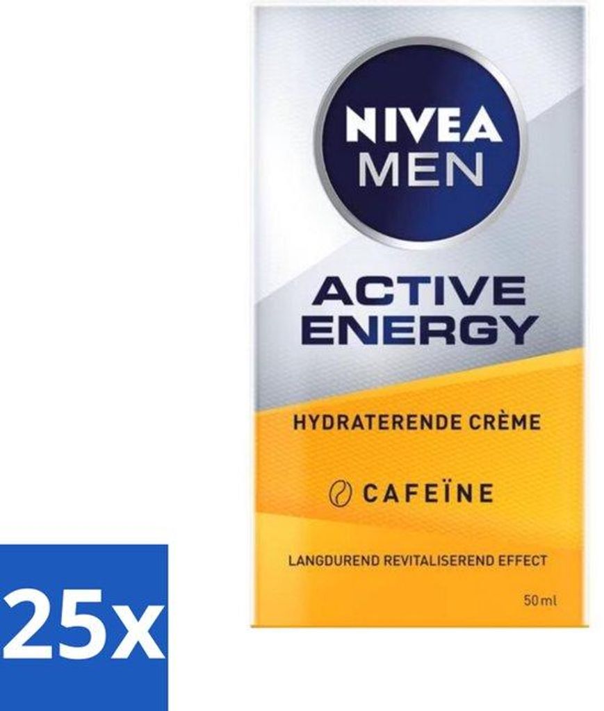 NIVEA is removed, here is the result:Active Energy - Gezichtscrème mit Kaffee - 50 ml - Bulkverpackung - 25 Stück