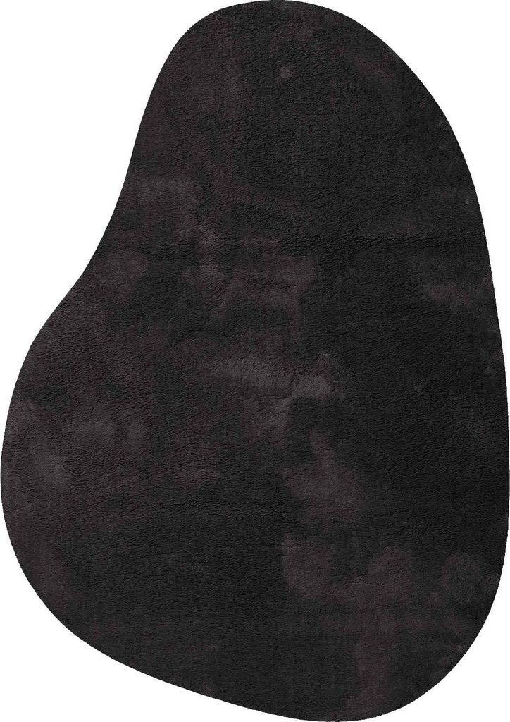 vidaXL Tapis HUARTE Noir 120 x 170 cm Polyester Image du produit 