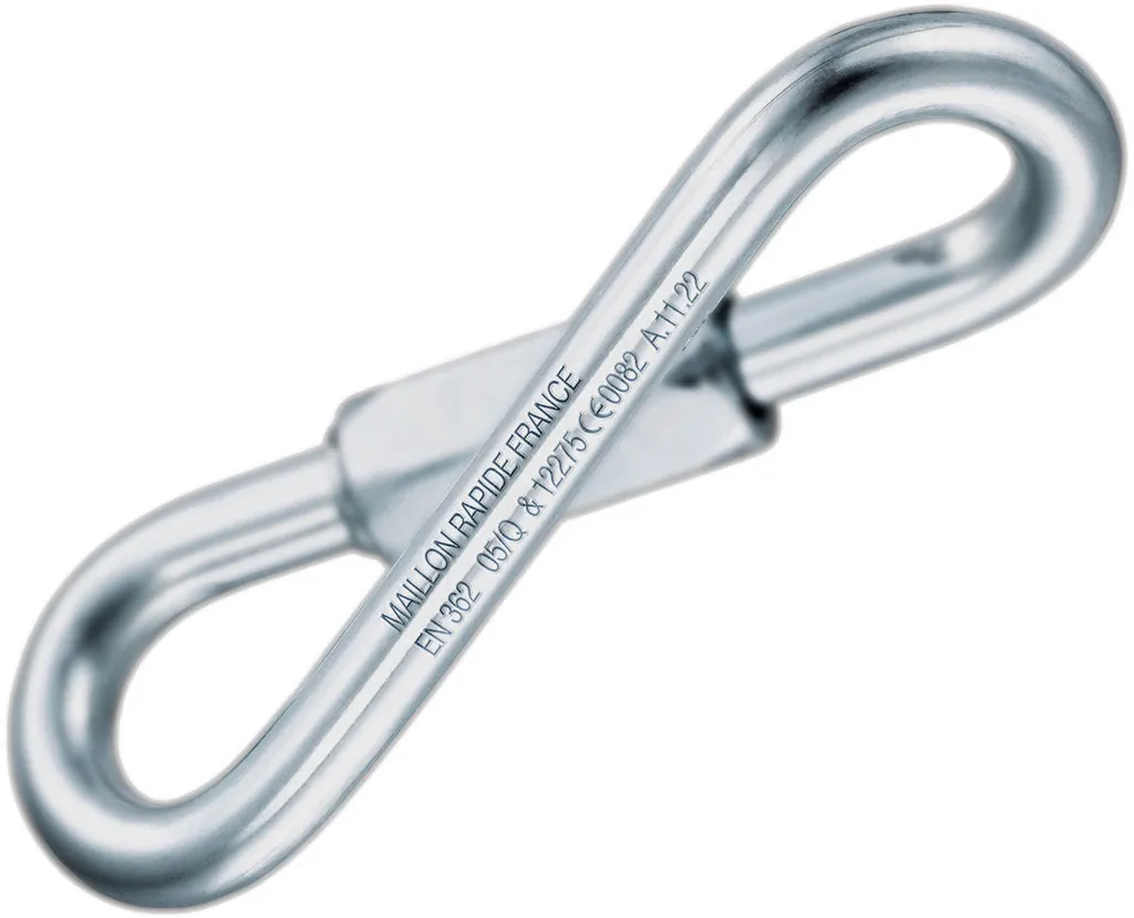 Maillon d'Ancrage Mailona Big Twist Singing Rock pour Relais et Rappel