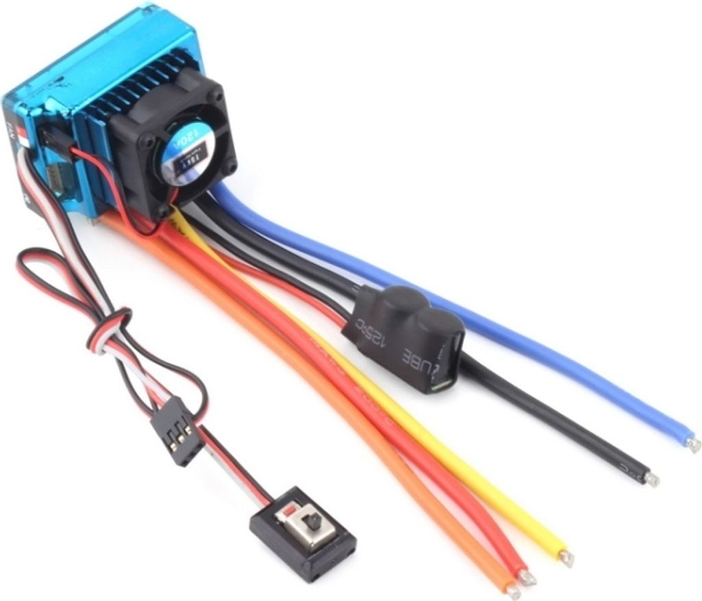 120 Sensorischer Brushless Speed Controller ESC für 1/8 1/10 1/12 Auto Crawler