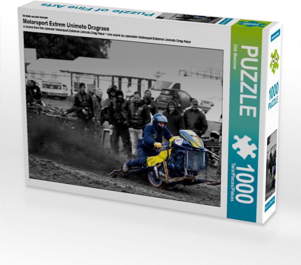 Calvendo Ein Motiv aus dem Kalender Motorsport Extrem Unimoto Dragrace 1000 Teile Puzzle quer 640x480mm, Meutzner Dirk; 7312410