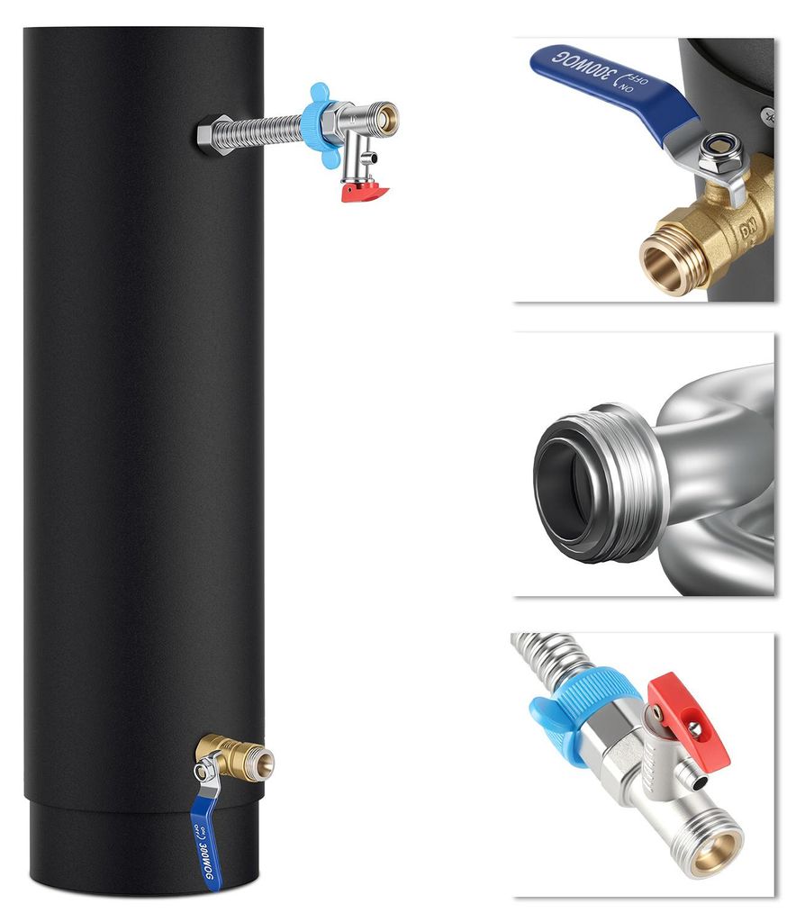 Eikuavons Ofenrohr Ø 150 mm mit Wärmetauscher zur Produktbild 