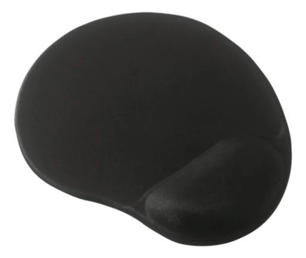 Tapis de souris avec repose-poignets noir ergonomique en gel Confort+