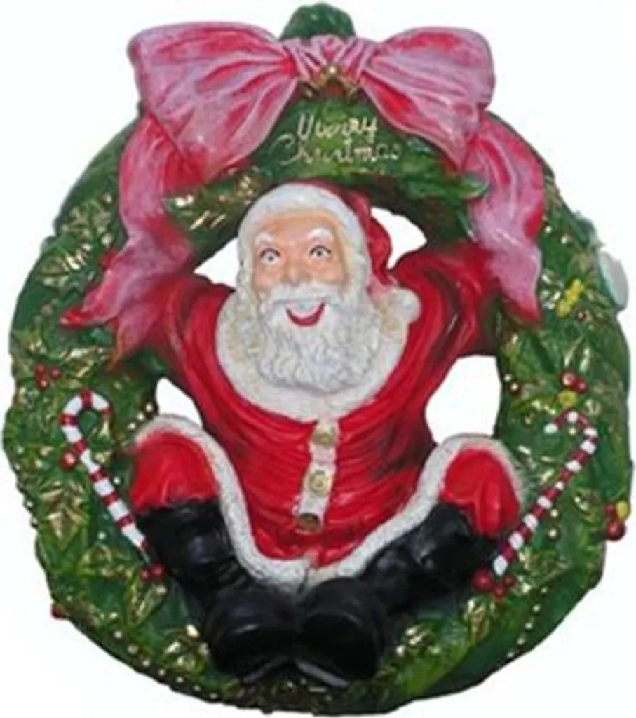 Couronne Noël 110cm XL Décoration de Porte - Modèle Nouveau Très Dense