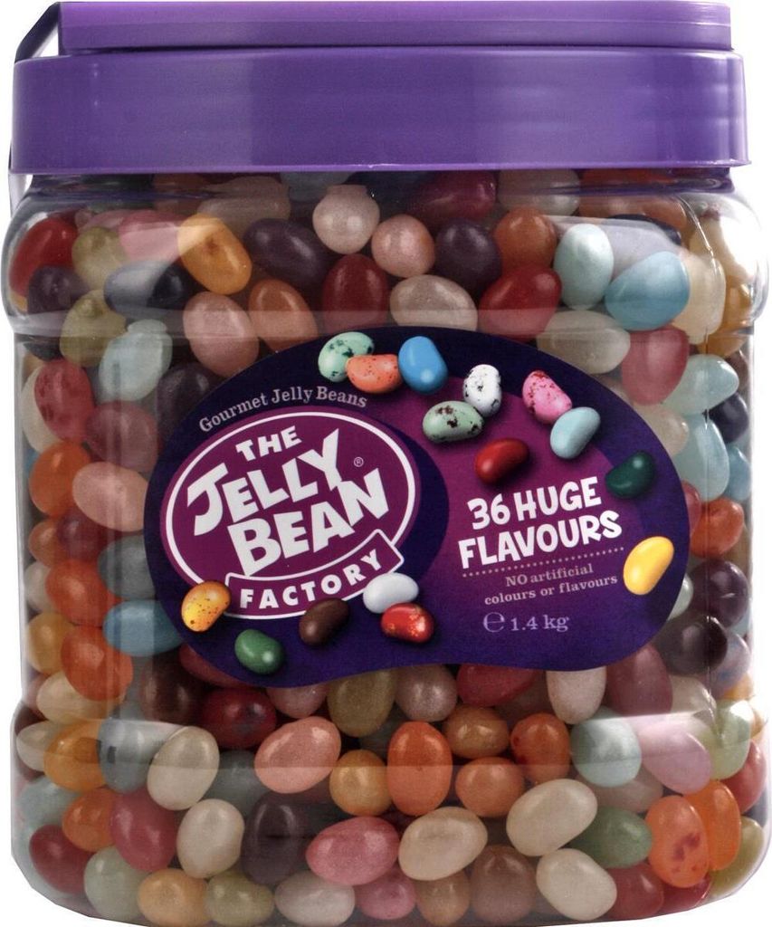 The Jelly Bean Factory 36 Gourmet Flavours Jar Geleebohnen Zdjęcie produktu 