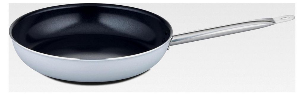 Bratpfanne Gastro Basic, Beschichtete Pfanne Kratzfest und Energiesparend mit Induktion, Aluminium Pancake Pfanne mit QUARZIT Antihaftversiegelung,...